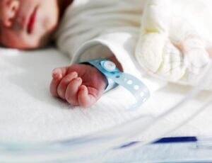 baby in hospital